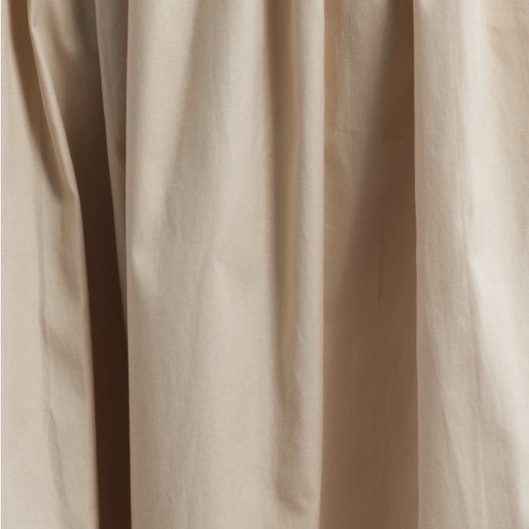 Nordstrom Mixed Media Stretch Cotton Tank Maxi Dress Beige Scroll NWT Small - Picture 7 of 11